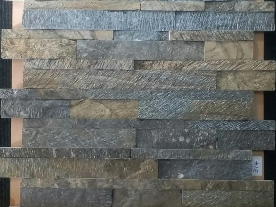 Deoli Green Slate Stone Wall Cladding and Panel For Interior, Exterior Wall